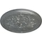 Ekena Millwork Luton Ceiling Medallion (Fits Canopies up to 3 1/2"), Hand-Painted Platinum, 21"OD x 2"P CM21LUPLS - alternate 5
